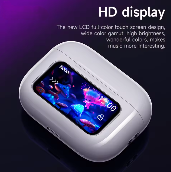 Revona TouchPod – Smart Display Earbuds