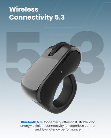 Revona LoopRing X1 – Wireless Finger Mouse with Smart Case